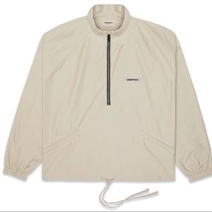 Fear of God Essentials Half-Zip Track Jacket Khaki M
